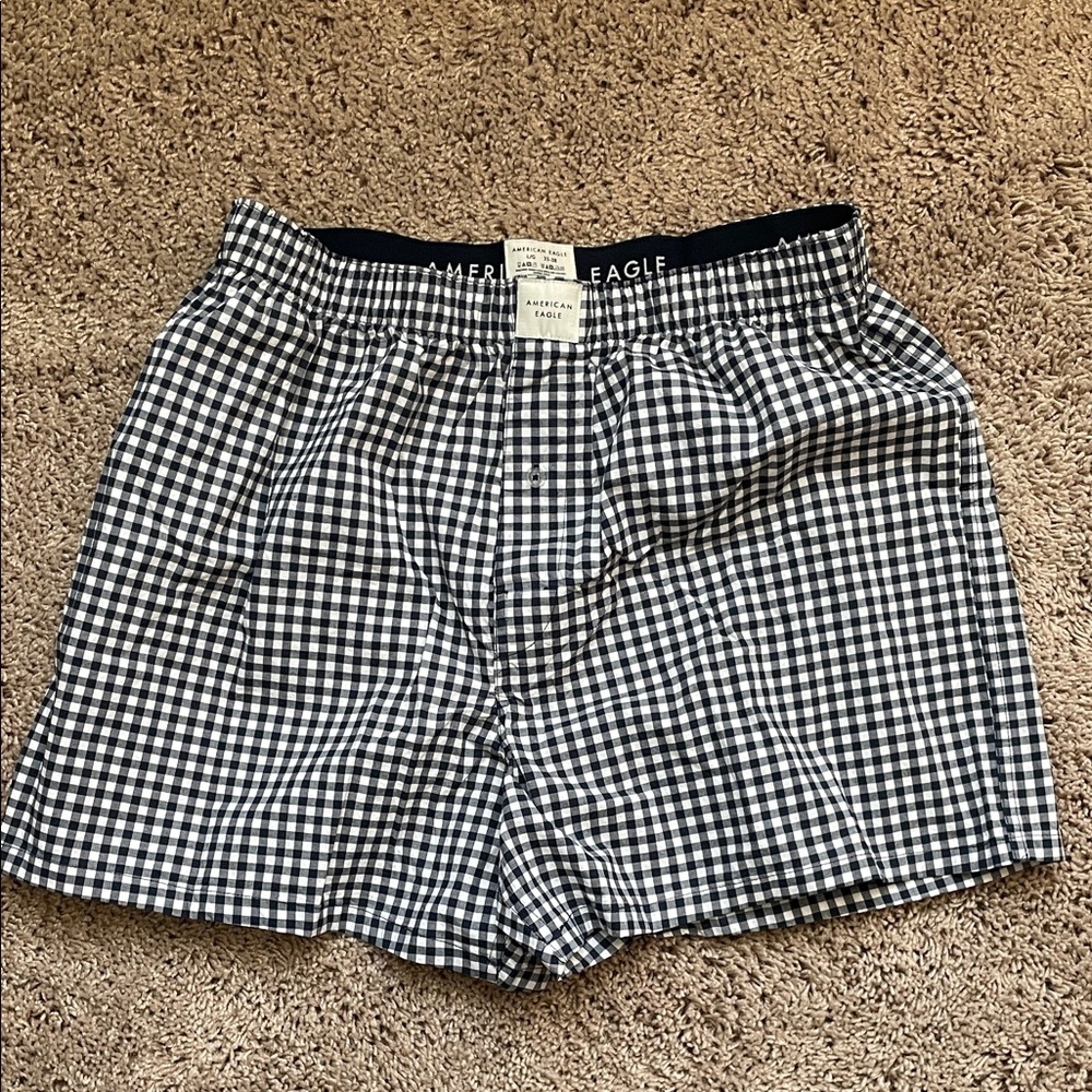 Gently worn American Eagle Outfitters Gingham boxers size large